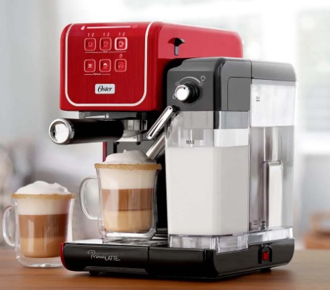 Cafetera Oster Pima Latte+Molinillo Oster Automatico
