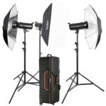 Godox SK400II Kit de flash de estudio de 3 luces