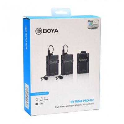 Boya BY-WM4 Pro k2 - microfono inalambrico digital de doble canal