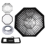 Softbox Octagonal Godox de 120 cm con grilla y anillo adaptador
