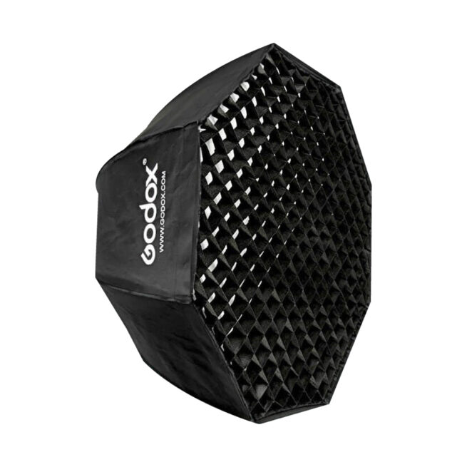 Softbox Octagonal Godox de 95 cm con grilla y anillo adaptador