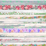 Fondo de Cartulina Impreso Savage 'Vintage Floral'