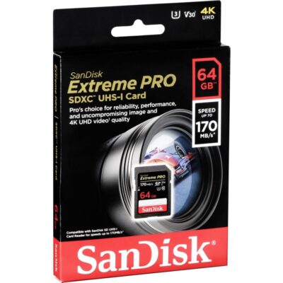 sd sandisk extreme PRO SDXC UHS-I 4K