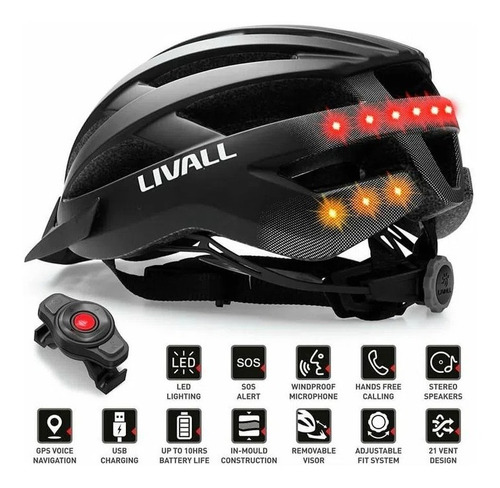 Casco Para Patinete Eléctrico Livall Evo21 Talla M