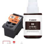 Combo Kit CANON Cabezal Negro + Botella GI-190 Negro