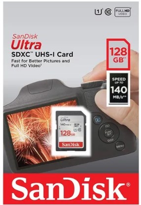 Memoria SanDisk Ultra SDXC 128GB UHS-I