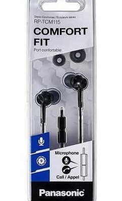 Audífonos in Ear Panasonic RP-TCM115 Negro