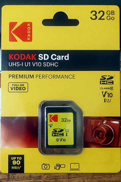 Memoria kodak  SD UHS-I 32gb