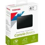 DISCO DURO EXTERNO TOSHIBA CANVIO BASICS, 4TB, USB 3.0