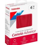 Disco Externo Hd 4Tb Canvio Advance Red