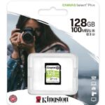 Memoria SD Kingston 128GB Canvas Selet Plus UHS-I 100Mb