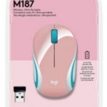 Mouse Inalambrico Logitech M187 pink