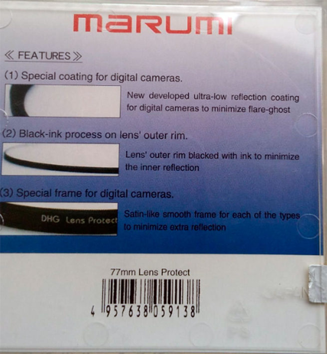 Filtro MARUMI DHG 77mm - Imagen 2