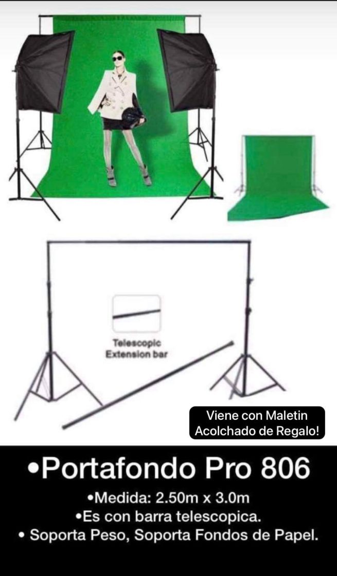 portafondo telescópico