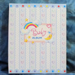 Álbum-de-fotos-de-bebé-celeste