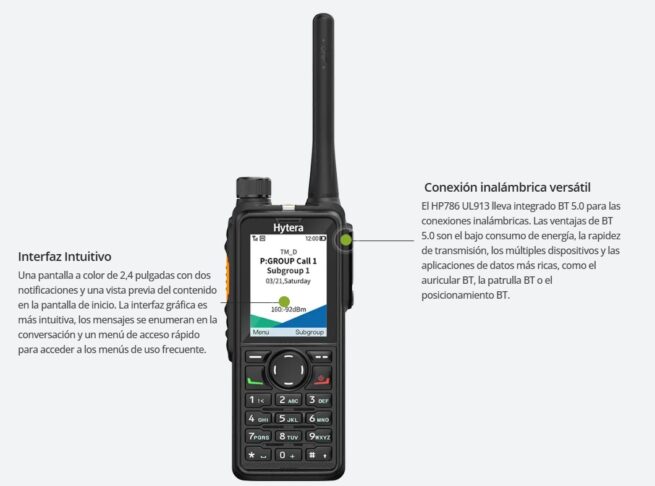 Radio HY-HP786G-VHF-UL913 - Imagen 2