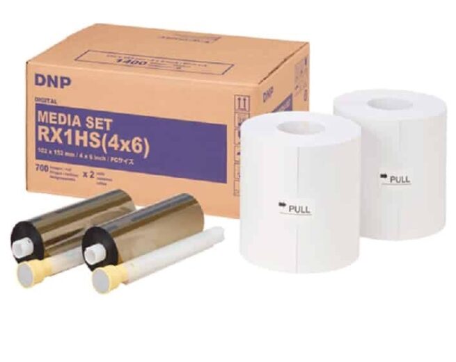 Kit De Papel Dnp Rx1hs 4×6 Media Set