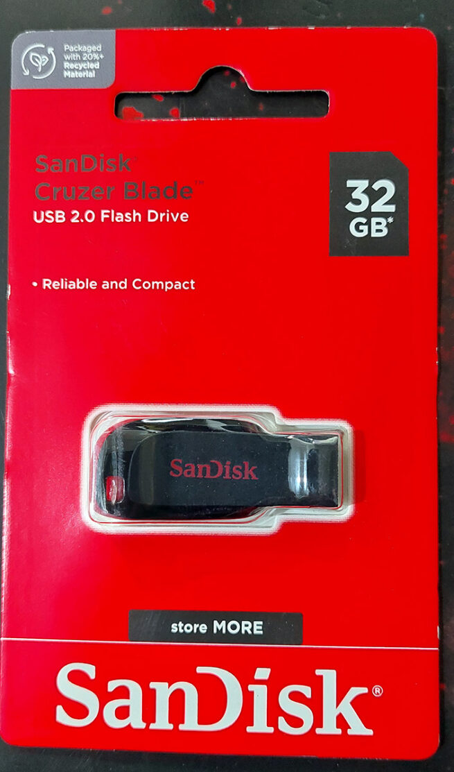 USB SANDISK CRUZER BLADE 32GB