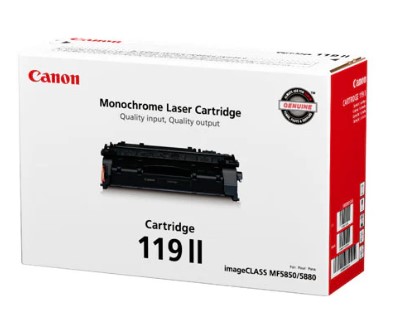 Cartucho de Tóner Negro Canon 119 Ii  LBP6650 