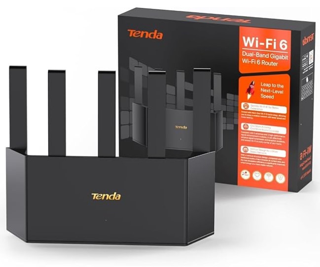 Tenda Router AX1500 WiFi 6