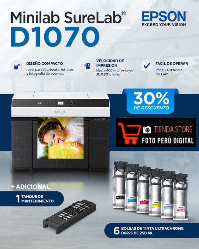 Epson SureLab D1070 Wireless Professional Minilab Photo Inkjet Printer - Imagen 2