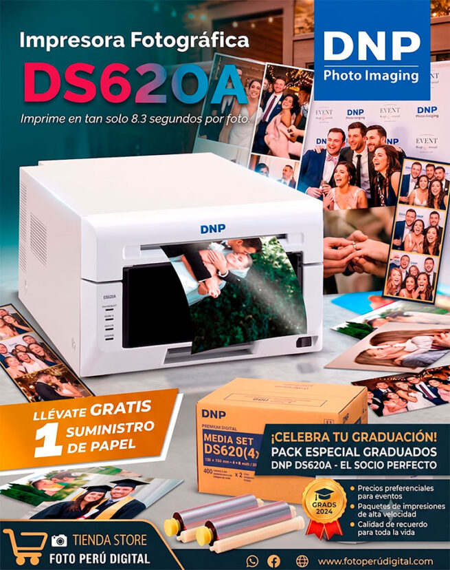 Impresora Fotográfica DNP DS620A Profesional - Imagen 2