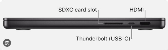 MacBook Pro 14″ – Chip M5 | 32GB RAM Unificada | 1TB SSD – Space Black - Imagen 3