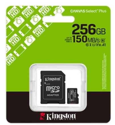 Memoria MicroSD Kingston SDCS3/256GB
