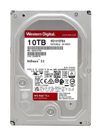 Disco Duro interno  Western Digital WD Red Plus 10TB