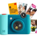 KODAK Smile+ 2 en 1 - Cámara digital de impresión instantánea e impresora fotográfica