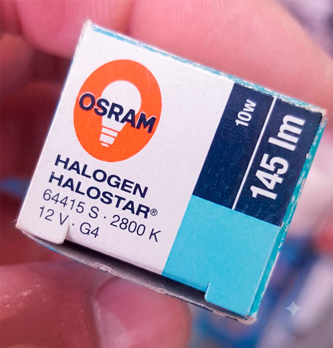 Lampara OSRAM 64415 HALOSTAR – 12V 10W G4