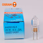 Lámpara bipin 64250 HLX de 20W 6V  OSRAM