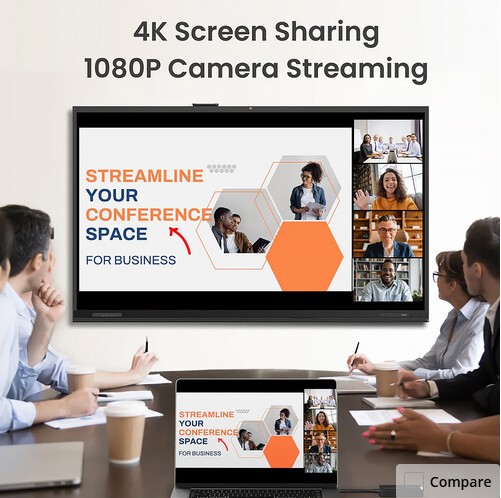 Pantalla Interactiva Comercial Innex CT Series 65" UHD 4K QLED All-in-One Touchscreen - Imagen 2