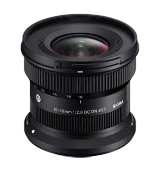 Lente Sigma 10-18mm f/2.8 DC DN para Canon RF