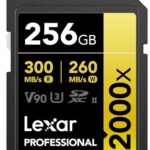 Tarjeta de Memoria Lexar Professional 2000x SDXC UHS-II 256GB V90 8K