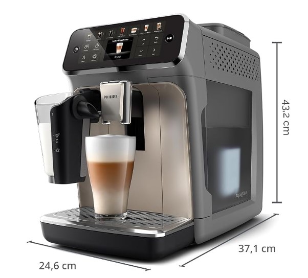 Máquina de Café Espresso Automática Philips Serie 4400 con Sistema de Leche LatteGo - Imagen 3