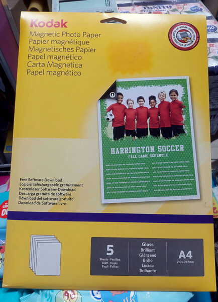 Papel kodak Magnético A4