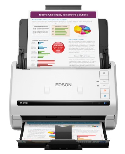Escáner de Documentos Epson DS-770 II Dúplex 45 ppm USB 3.0 - Imagen 2
