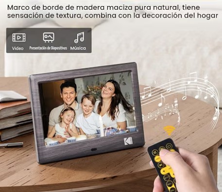 KODAK Marco de Fotos Digital de 7" HD con Control Remoto - Imagen 2
