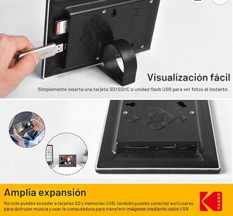 KODAK Marco de Fotos Digital de 7" HD con Control Remoto - Imagen 5