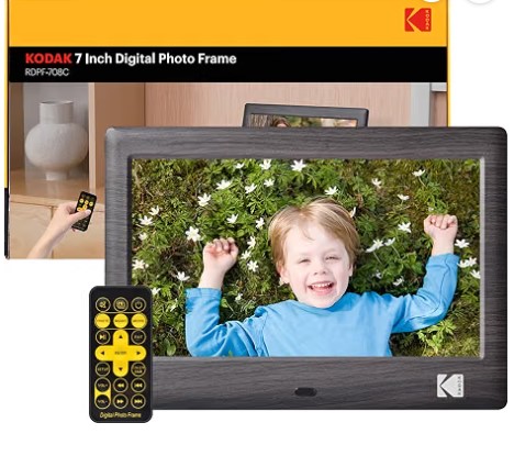 KODAK Marco de Fotos Digital de 7″ HD con Control Remoto