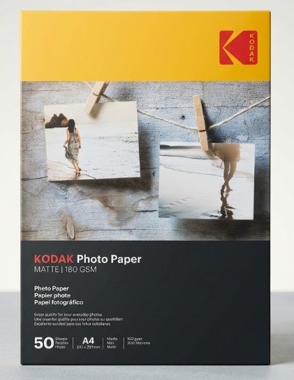 Papel Fotográfico Kodak Matte A4 180g.